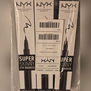 NYX Super Skinny Eye Marker Bundle of 3-Brand New
